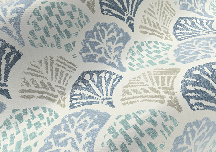 Foxley Faux Silk, Marine - Roman Blind - Image 4